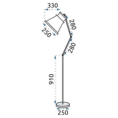 TOOLIGHT Podna svjetiljka Asti B APP542-1F slika 15