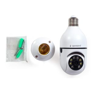 TSL-CAM-WRHD-01 Gembird Smart rotating wifi camera, ZA SIJALICNO GRLO E27, 1080p TUYA