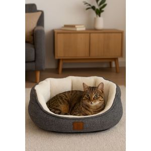 Pet bed Coco S, colours: grey, white