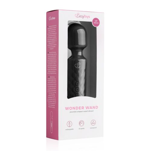 EasyToys Mini Wand Vibrator - Crn slika 7