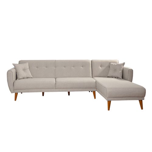 Atelier Del Sofa Aria Krem Ugao Sofa na Razvlačenje slika 4