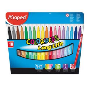 Flomasteri školski Maped Color'Peps Long life 18/1 MAP845021