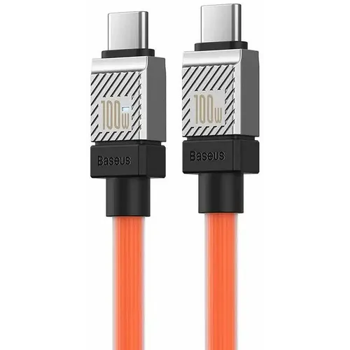 BASEUS kabel tipa C na tip C CoolPlay Power Delivery 100W 2m narančasti slika 4