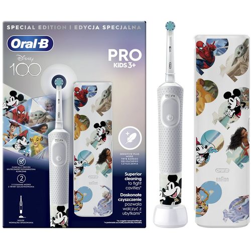 Oral-B električna četkica Pro Kids 3+ Disney+putna torbica slika 2