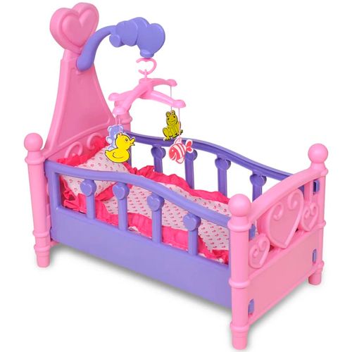 Dječja Igračka Krevet za Lutke pink + ljubičasta boja slika 19