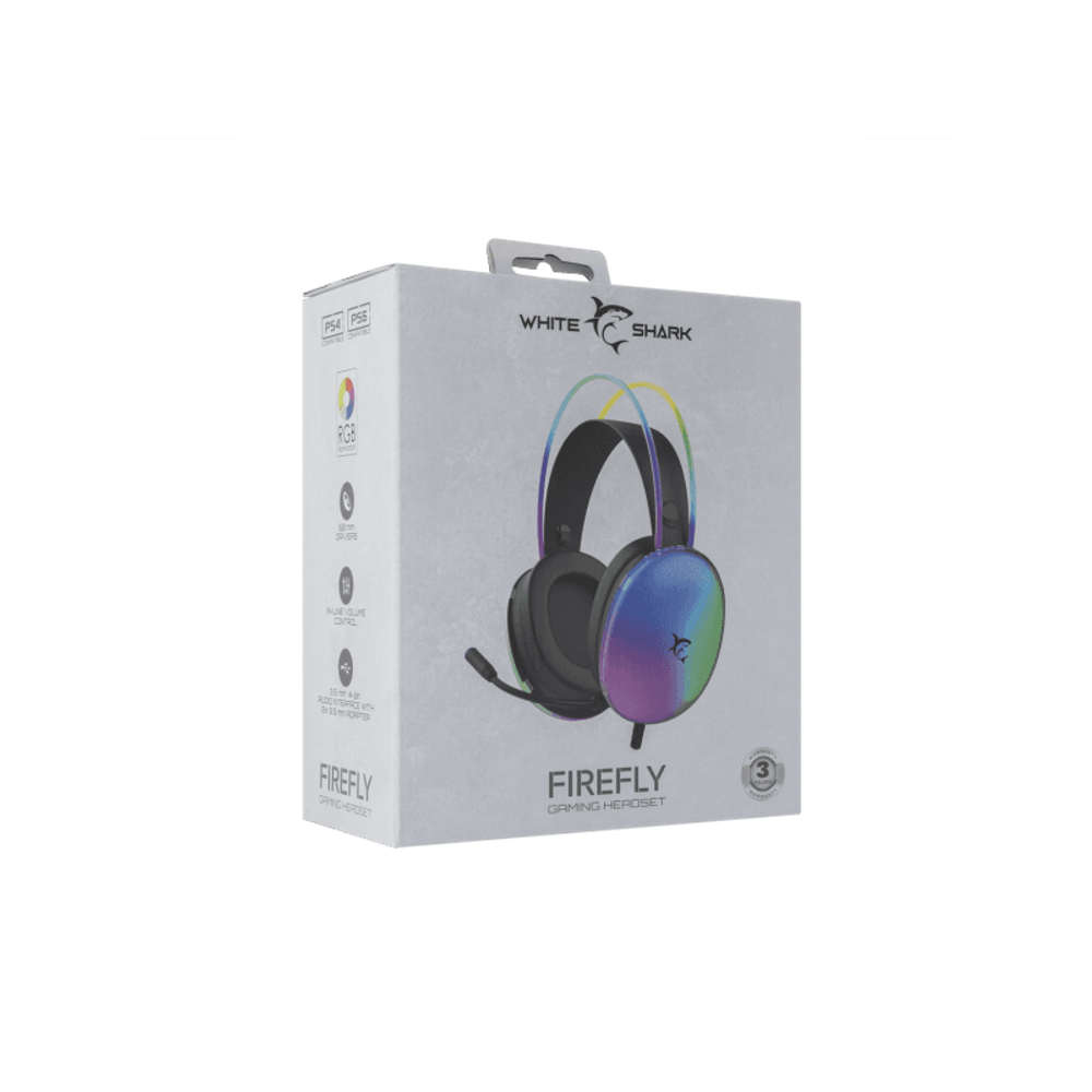 WHITE SHARK Slušalice GH-2342 FIREFLY, crne slika 5