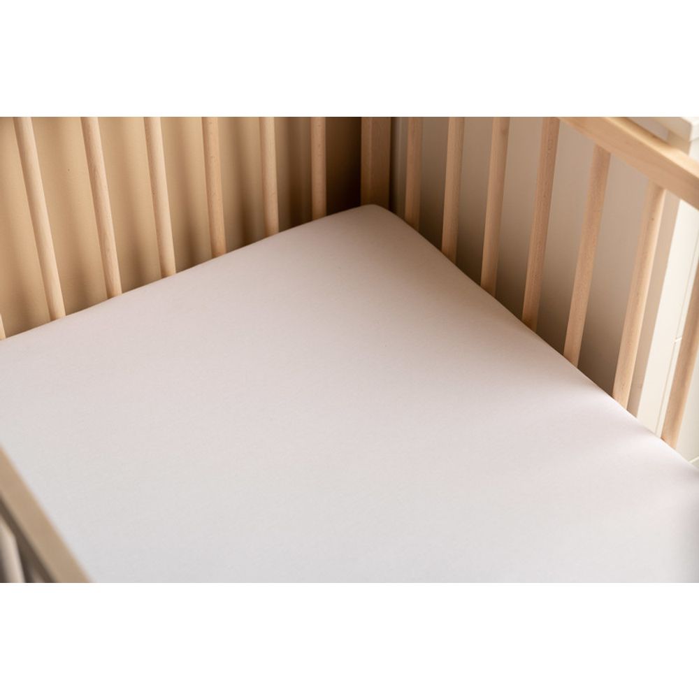 Plahtana jersey deluxe bijela 160x80 slika 4
