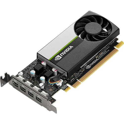 PNY NVIDIA GPU VCNT1000-SB 4GB GDDR6 128bit, 2.5 TFLOPS, PCIE 4.x16, 4x mDP, LP sinle slot, 1 fan slika 1