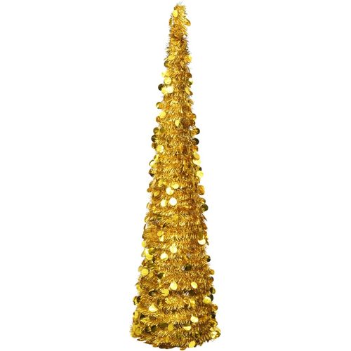 Prigodno umjetno božićno drvce zlatno 180 cm PET slika 14