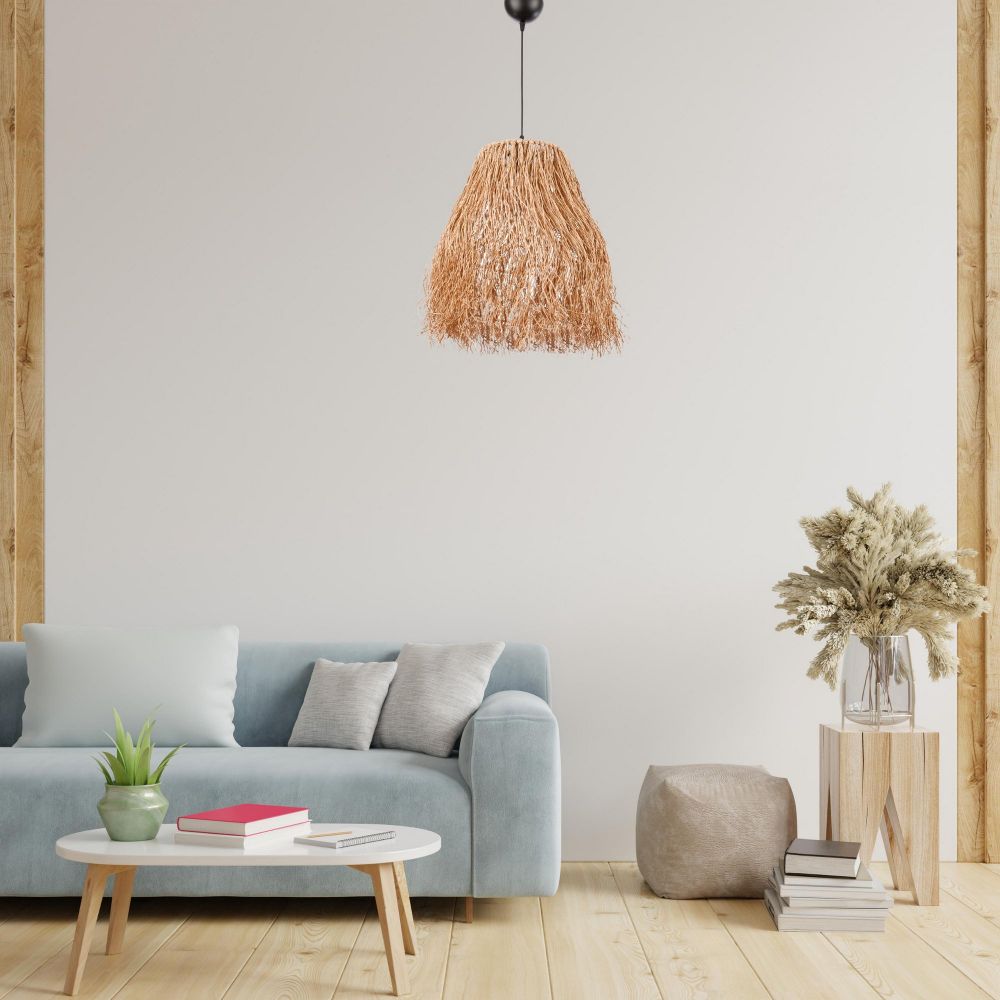 Luster s Fringama od Prirodnog Materijala slika 1