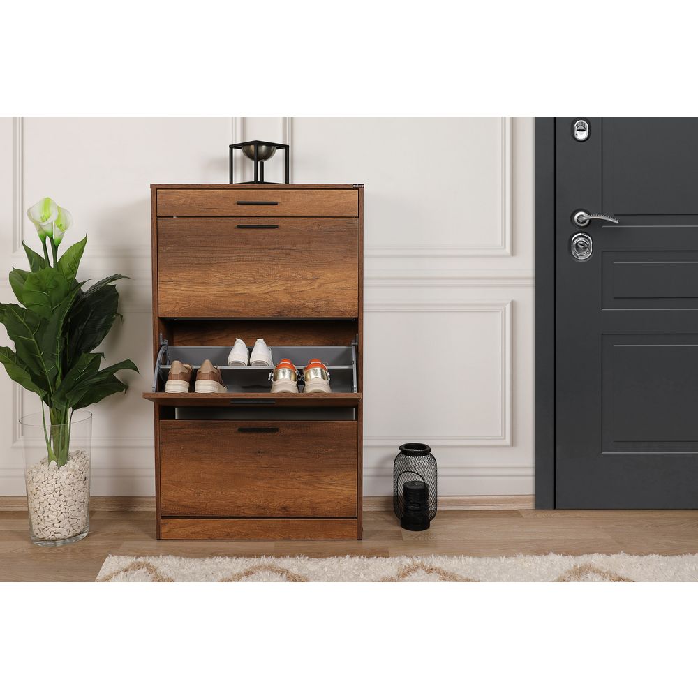 Ormarić za cipele Oslo Walnut SHC-431-OO-1 - izložbeni artikl (oštećenja ambalaža) slika 3