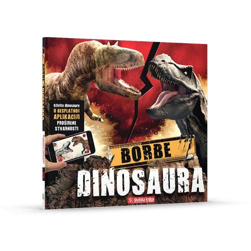 Borbe dinosaura – knjiga s aplikacijom za proširenu stvarnost slika 2