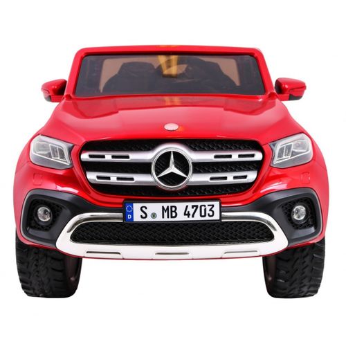 Licencirani auto na akumulator Mercedes Benz X-Class MP4  - crveni/lakirani slika 3