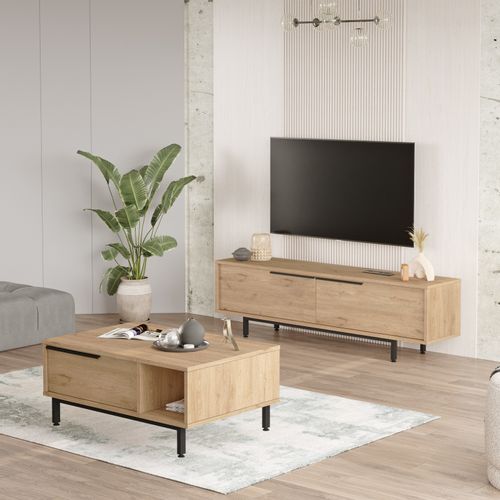 ON19-S Oak Living Room Furniture Set slika 1