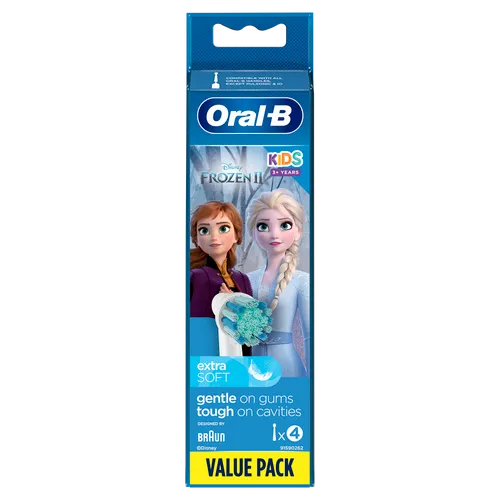 Oral-B Kids Frozen set za dečiju higijenu zuba  - Električna četkica sa kutijom + Zamenski nastavci 4 kom + Pro Junior pasta za zube slika 3