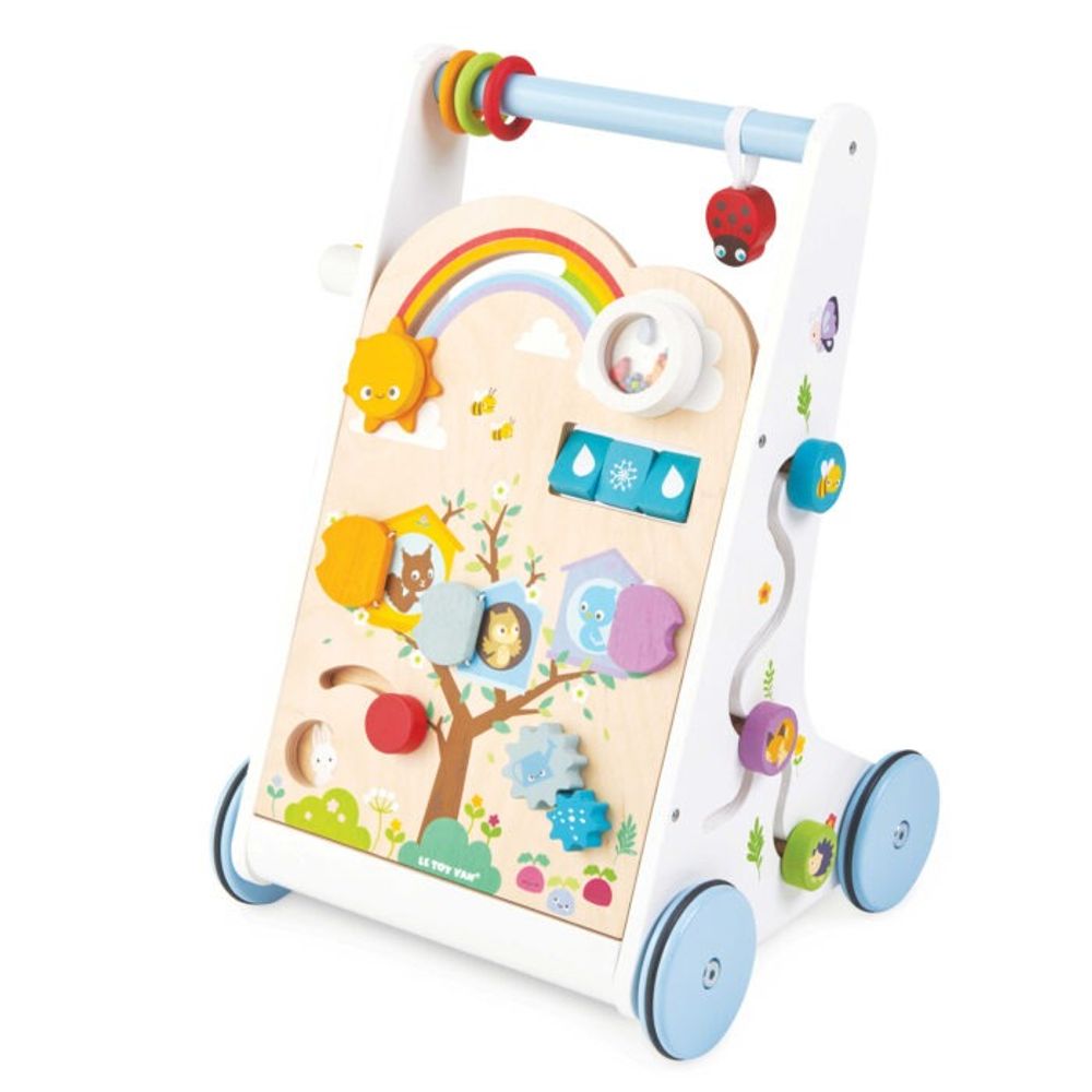 Le Toy Van Drvena aktivna guralica sa Montessori tablom slika 1