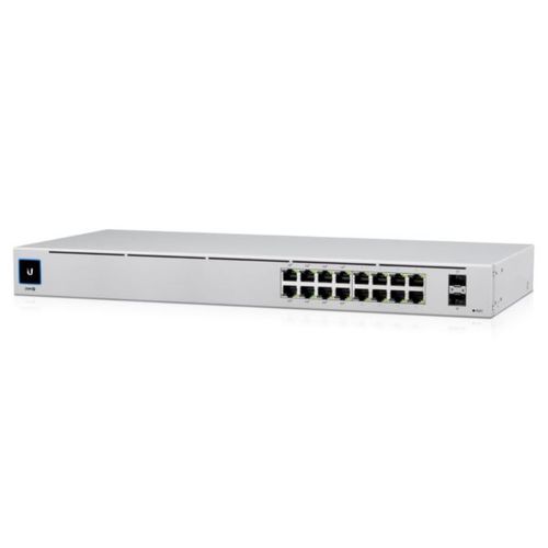 Ubiquiti Networks 16xGbE RJ45 with 8 of them 802.3at PoE ports 2x 1G SFP Slots with Mobile App support slika 1