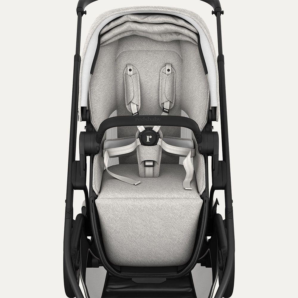 REDSBABY NUVO Twin dječja kolica 2u1 Gun Metal, Pebble M slika 9