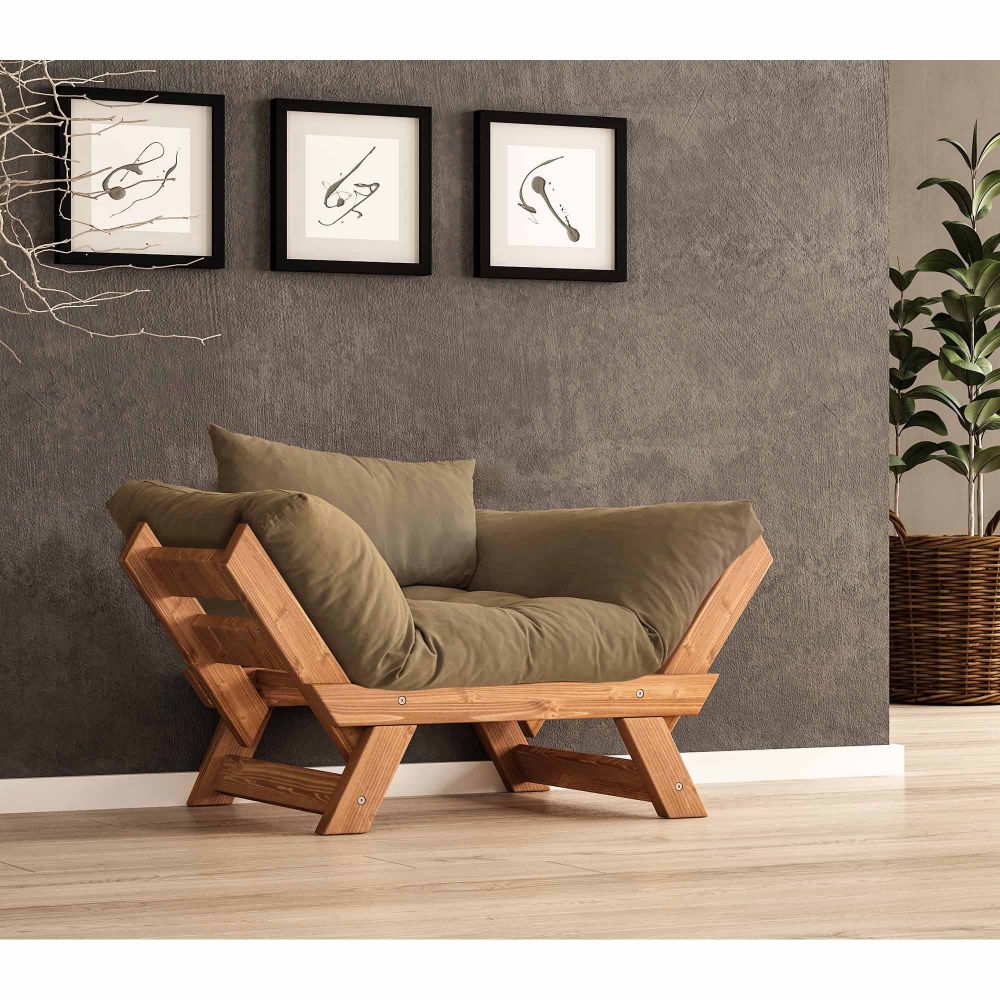 Jednosjed za vrt, CPT8152-140, boje: teak kamilica slika 1
