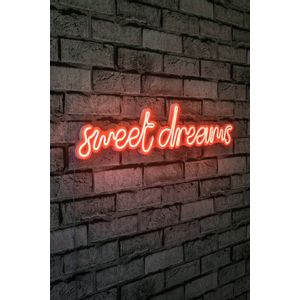 Wallity Ukrasna plastična LED rasvjeta, Sweet Dreams - Red