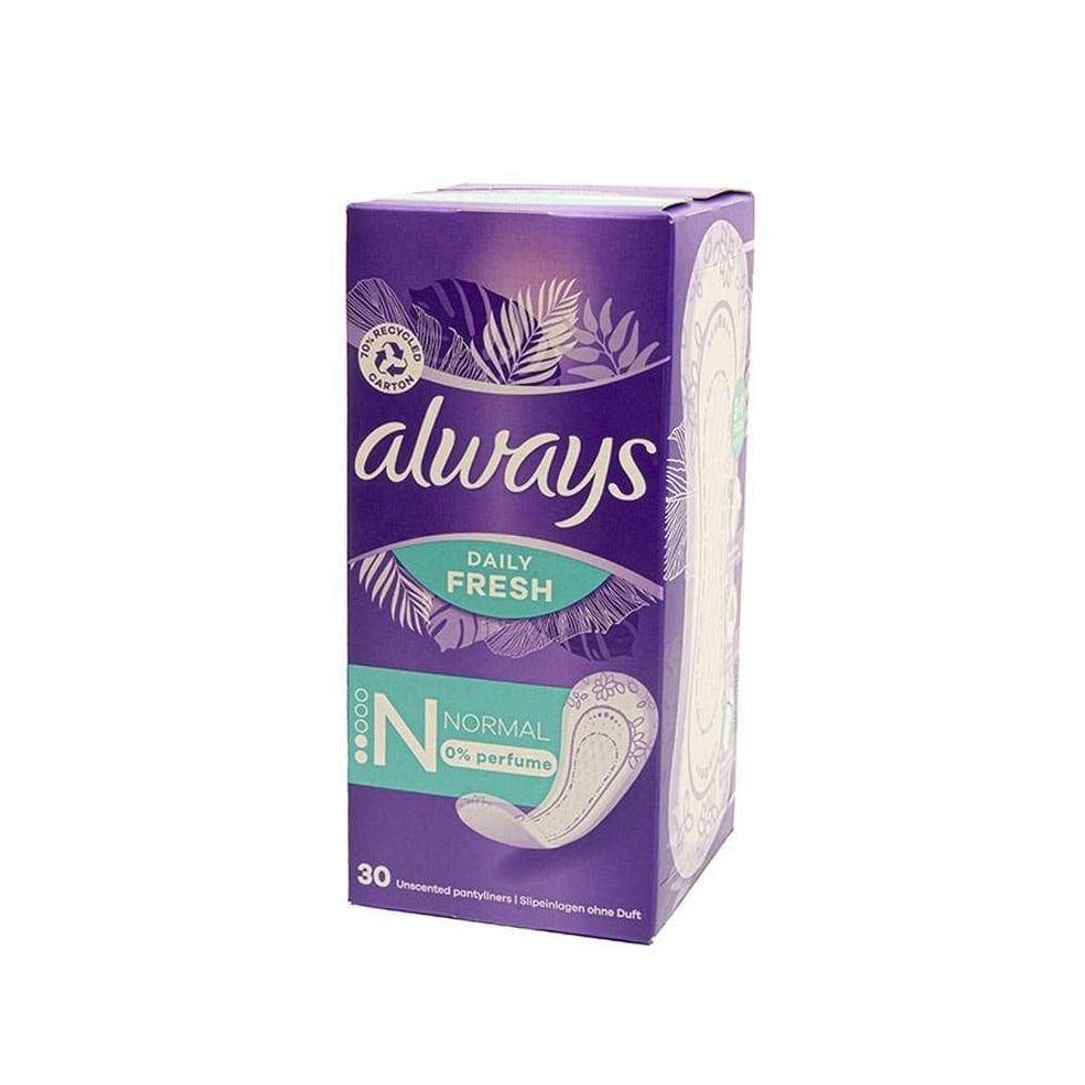 Always Dnevni higijenski ulošci Normal Fresh – 30 kom slika 1