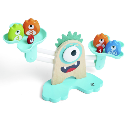 Hape Edukativna drvena vaga Monster Math Scale E0511A slika 2