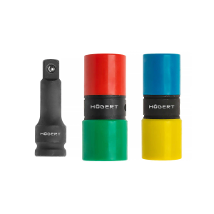 Högert Set dvostranih udarnih nasadnih ključeva 1/2", 17/19/21/22mm, CrMo, 3-dijelni