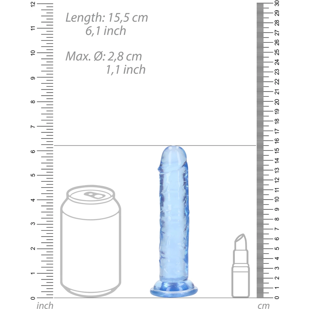 RealRock by Shots ravni realistični dildo s vakuumskom čašicom - 6'' / 14,5 slika 6