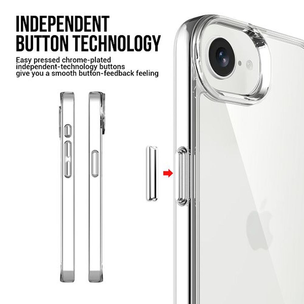 MM TPU IPHONE 16E DROP-PROOF LIGHT clear slika 2