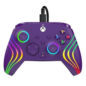 XBOX Wired Controller Afterglow Wave Purple