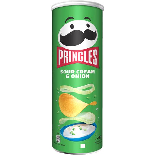 Pringles cips sour cream onion 165 g slika 1