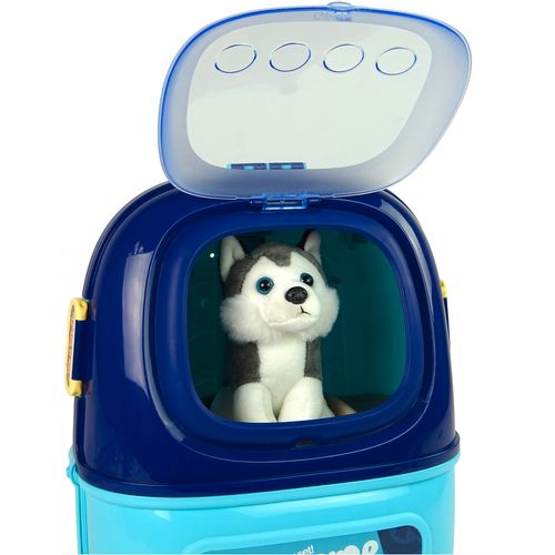 Salon za uljepšavanje - Set za pseće ljubimce u plavoj torbi / ruksak slika 4