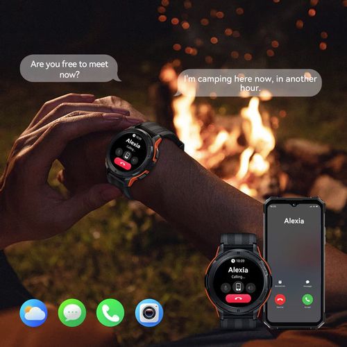 Oukitel BT10 Smart Watch Sport Rugged 410mAh/Heart rate/SpO2/Accelerometer/Crno  sivi slika 6