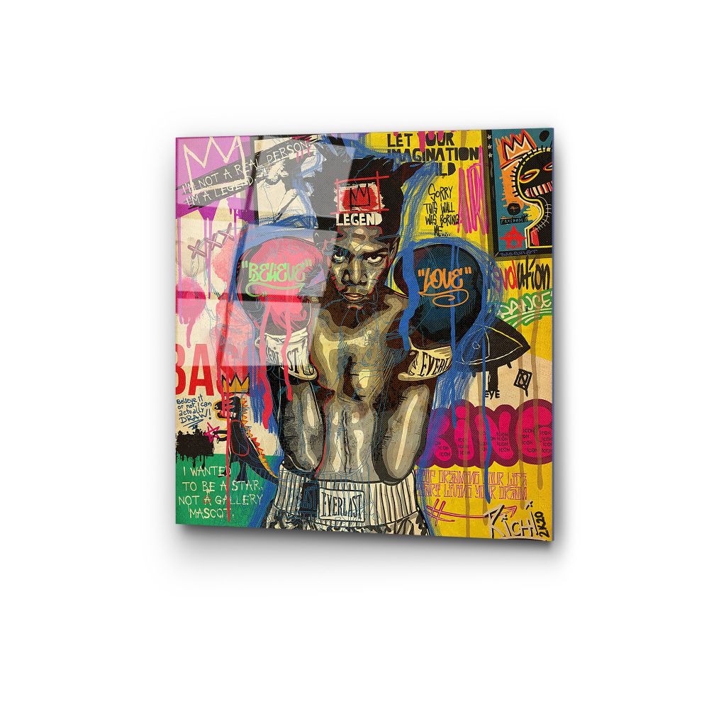 UV-815 - Dekorativna Slika na Kaljenom Staklu, 50 x 50 cm, Višebojna slika 4