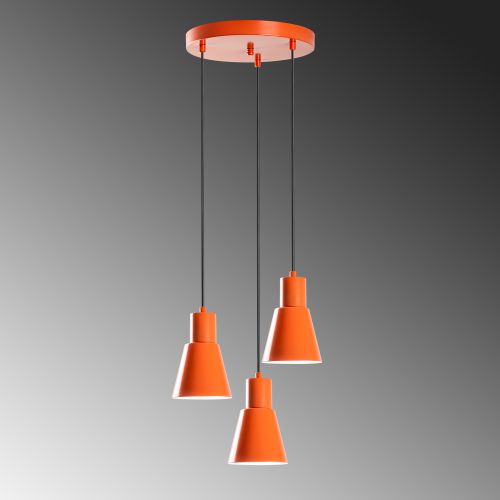 Konikkem - 6357 - 3 - Orange Orange Chandelier slika 6