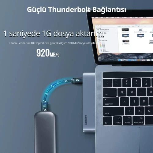 Ugreen 6 u 2 USB C Hub za MacBook Pro slika 7