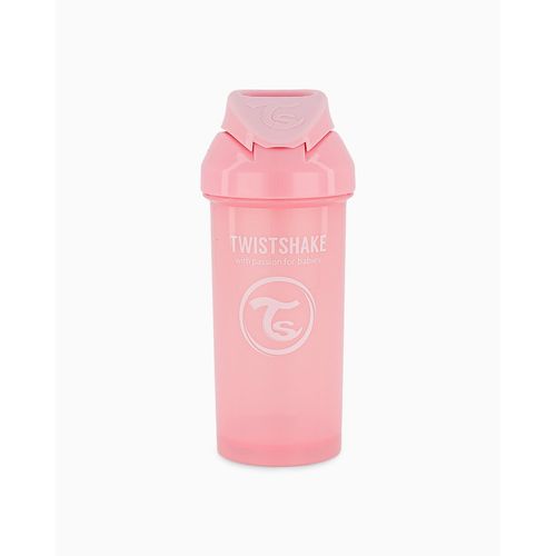 Twistshake bočica sa slamkom 360ml 6+m Pastel Pink slika 2