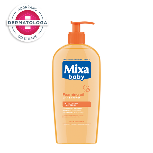 Mixa Baby nežan gel za tuširanje 400 ml slika 1