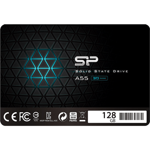 Silicon Power SP128GBSS3A55S25 2.5" 128GB SSD, SATA III, A55, TLC, Read up to 460MB/s, Write up to 360MB/s slika 1