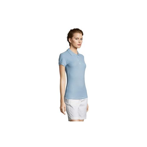 PEOPLE ženska polo majica sa kratkim rukavima - Sky blue, XL  slika 3