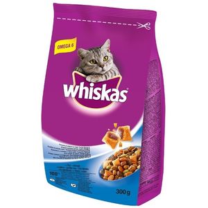 WHISKAS Suha hrana za mačke Tuna 1+, potpuna hrana za odrasle mačke, 300 g