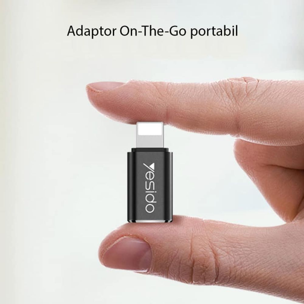 USB-C na Lightning adapter Yesido GS03 crni slika 3
