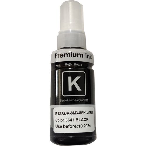 INKJET T6641 K Dopuna crna boja bocica sadrži 70 ml mastila za Epson EPIJ6641SC slika 2