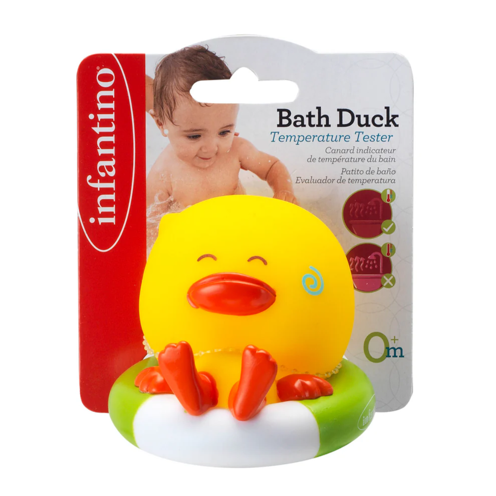 Infantino 205052 Igračka za kupanje sa termometrom Bath Duck slika 5