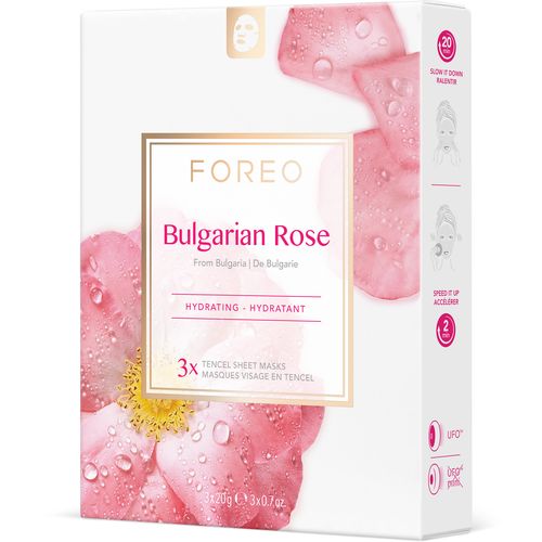 FOREO Farm To Face Sheet Mask - Bulgarian Rose x3 slika 1