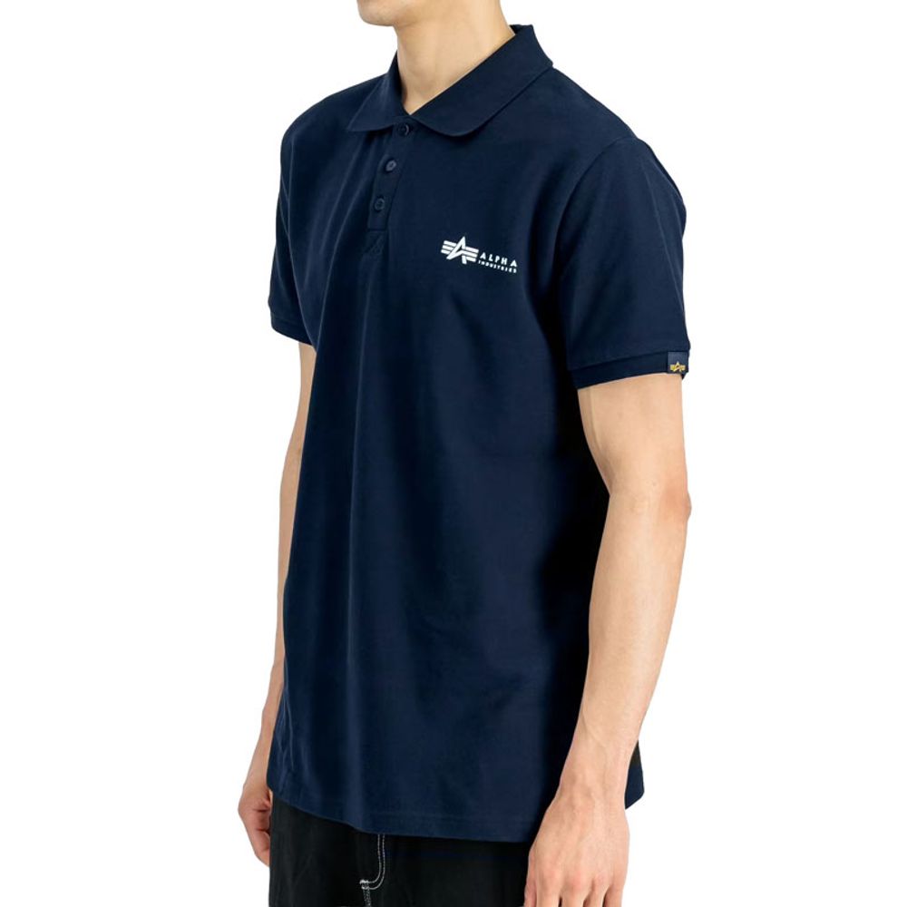 Alpha Industries Muška polo majica kratkih rukava, Plava slika 2