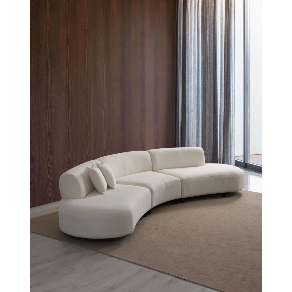 Ugaona Sofa Pars (L1 + O1 + 1R) - boja: krem v2 slika 3