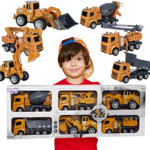 Woopie odličan građevinski set automobila 6u1