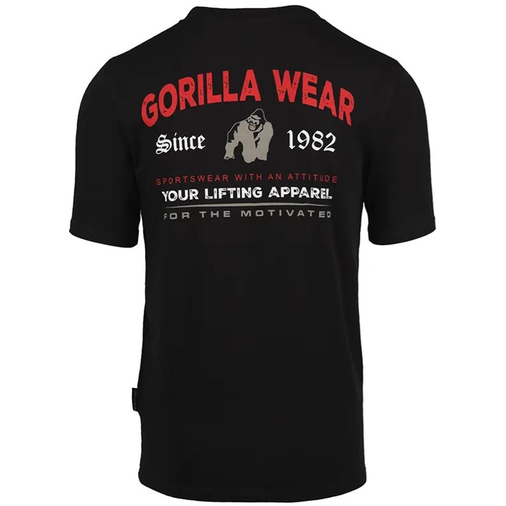 Gorilla Wear WARREN Majica, Crna slika 7