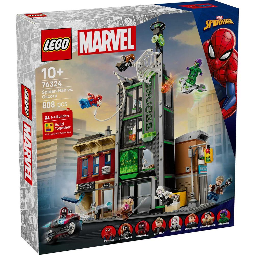 LEGO 76324 Spider-Man vs. Oscorp slika 1
